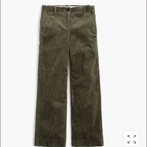 ❗️J Crew wide leg cropped pants in corduroy